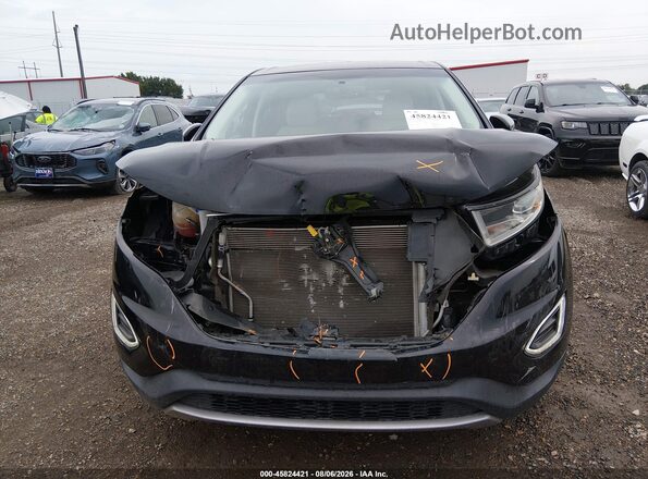 2FMPK3K9XHBB52637 2017 FORD EDGE Black Widok z przodu