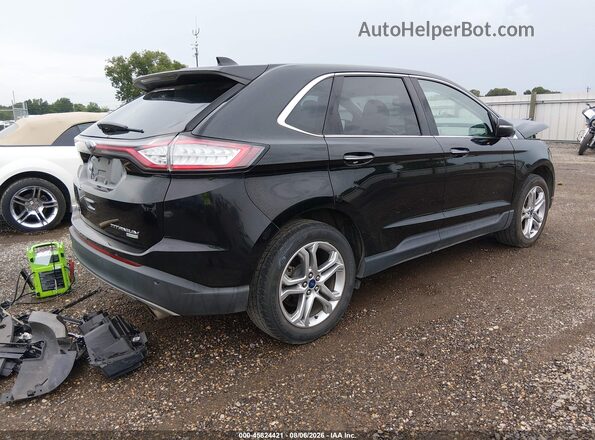 2FMPK3K9XHBB52637 2017 FORD EDGE Black Tył prawy