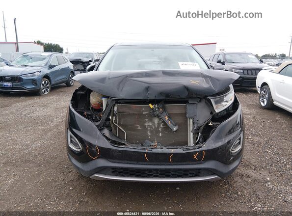 2FMPK3K9XHBB52637 2017 FORD EDGE Black Widok wnętrza z tyłu