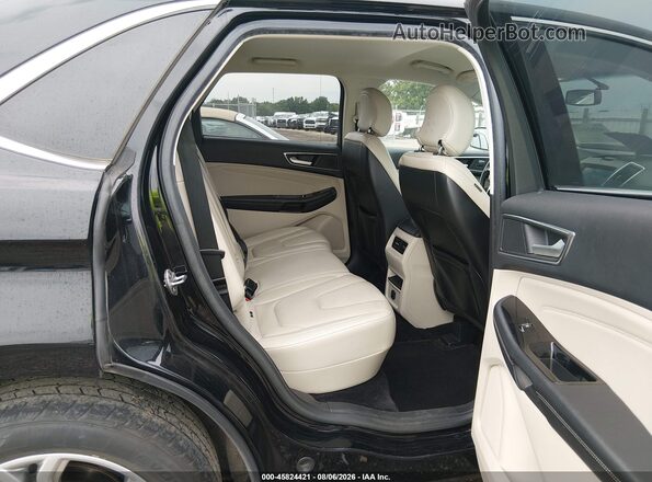 2FMPK3K9XHBB52637 2017 FORD EDGE Black Widok naklejki z numerem VIN
