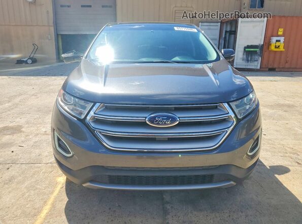 2FMPK3K9XHBC40412 2017 FORD EDGE Gray Вид спереду