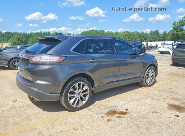 2FMPK3K9XHBC40412 2017 FORD EDGE Gray Задня права чверть