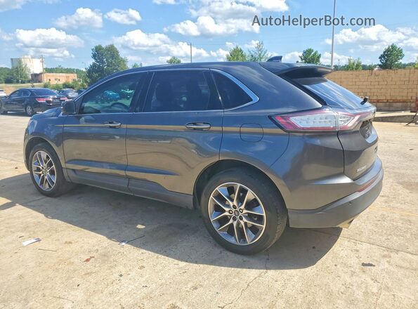 2FMPK3K9XHBC40412 2017 FORD EDGE Gray Задня ліва чверть