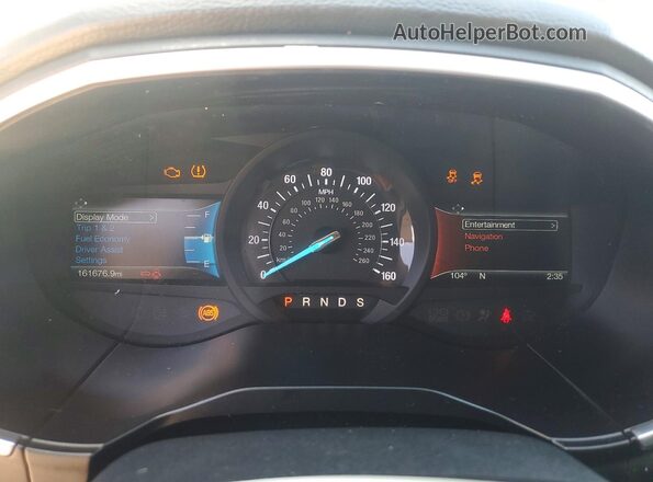2FMPK3K9XHBC40412 2017 FORD EDGE Gray Вид щитка приладів