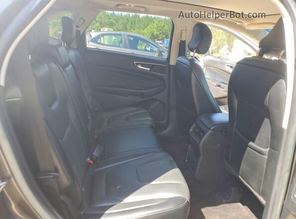 2FMPK3K9XHBC40412 2017 FORD EDGE Gray Вид задніх сидінь