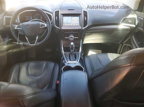 2FMPK3K9XHBC40412 2017 FORD EDGE Gray Вид панелі приладів