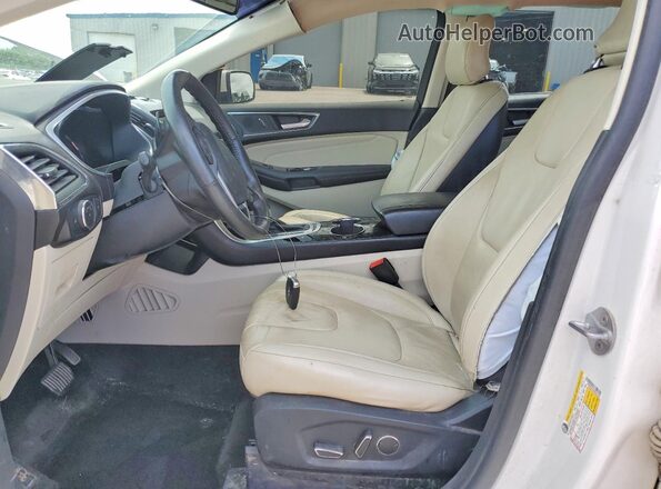 2FMPK3K9XHBC44136 2017 FORD EDGE White Widok wnętrza z przodu