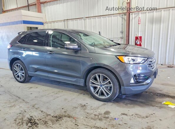 2FMPK3K9XKBB24652 2019 FORD EDGE Gray Front right