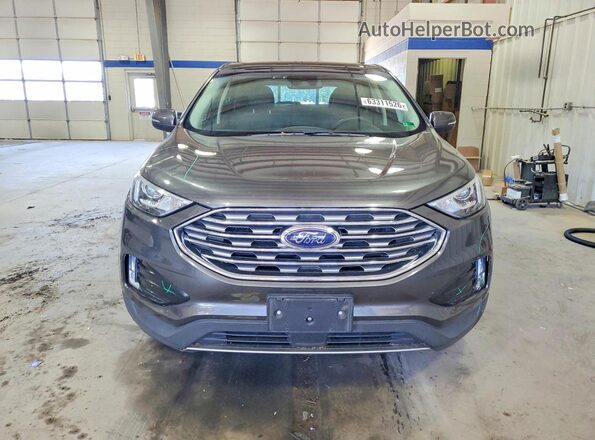 2FMPK3K9XKBB24652 2019 FORD EDGE Gray Front view