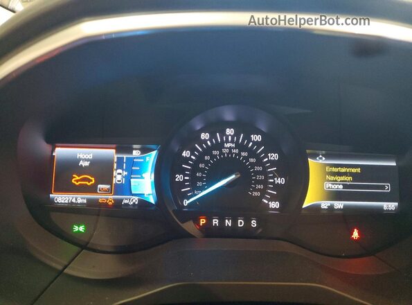 2FMPK3K9XKBB24652 2019 FORD EDGE Gray Instrument cluster view