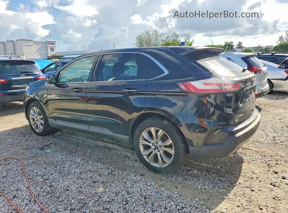 2FMPK3K9XKBB42391 2019 FORD EDGE Черный Задняя правая четверть