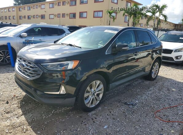 2FMPK3K9XKBB42391 2019 FORD EDGE Черный Задняя левая четверть