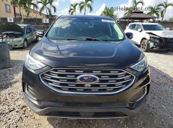 2FMPK3K9XKBB42391 2019 FORD EDGE Черный Вид щитка приборов