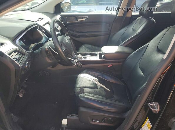 2FMPK3K9XKBB42391 2019 FORD EDGE Черный Панорамный вид салона 360°