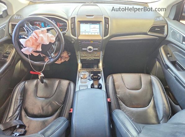 2FMPK3K9XKBB53486 2019 FORD EDGE Угольный Вид панели приборов