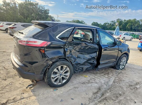 2FMPK3K9XKBB62267 2019 FORD EDGE Black Tył prawy