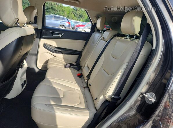 2FMPK3K9XKBB62267 2019 FORD EDGE Black Widok wnętrza z tyłu