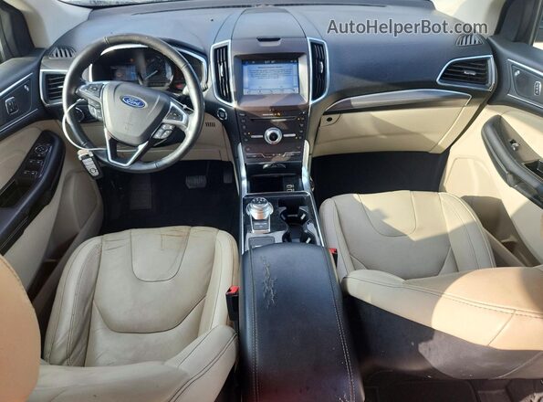 2FMPK3K9XKBB62267 2019 FORD EDGE Black Widok deski rozdzielczej