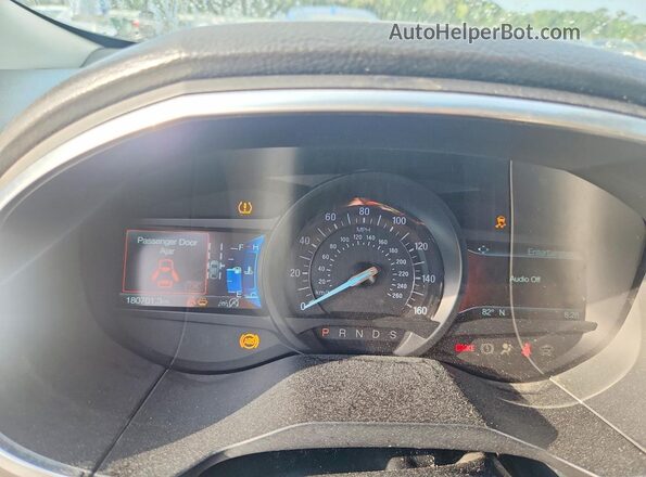 2FMPK3K9XKBB62267 2019 FORD EDGE Black Widok zestawu wskaźników