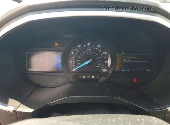 2FMPK3K9XLBA19949 2020 FORD EDGE Синий Вид щитка приборов