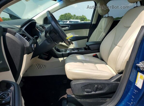 2FMPK3K9XLBA19949 2020 FORD EDGE Синий Вид салона спереди