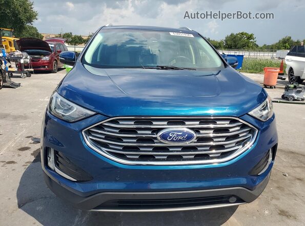 2FMPK3K9XLBA19949 2020 FORD EDGE Синий Вид спереди