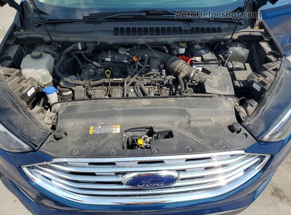 2FMPK3K9XLBA19949 2020 FORD EDGE Синий Вид подкапотного пространства