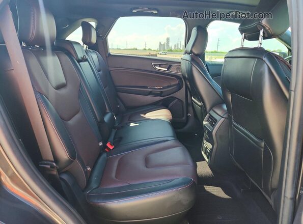 2FMPK3K9XLBB26225 2020 FORD EDGE Gray უკანა სალონის ხედი