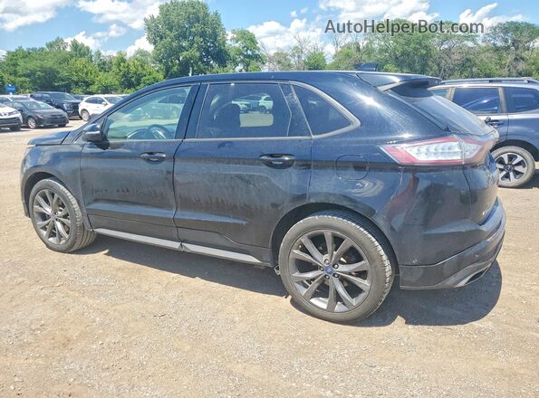 2FMPK4AP0JBB80944 2018 FORD EDGE Черный Задняя левая четверть