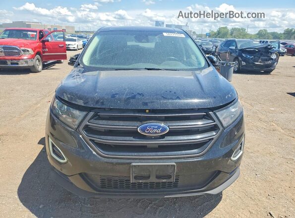 2FMPK4AP0JBB80944 2018 FORD EDGE Черный Вид спереди