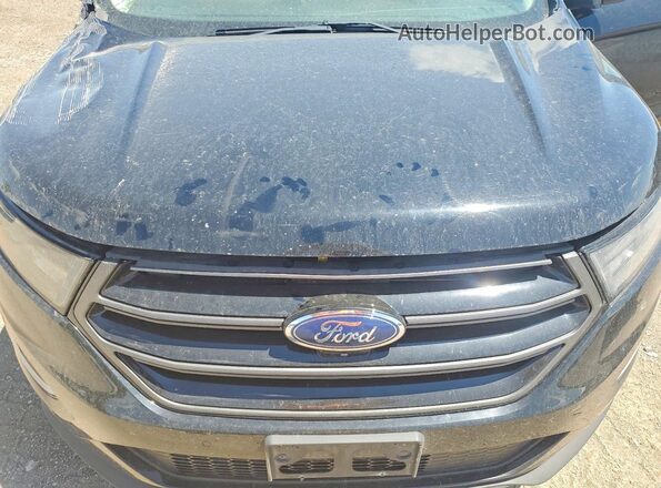 2FMPK4AP0JBB80944 2018 FORD EDGE Черный Вид подкапотного пространства