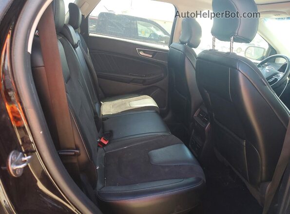 2FMPK4AP0JBB80944 2018 FORD EDGE Черный Вид задней части салона