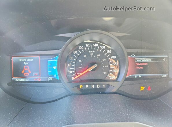 2FMPK4AP0LBA01028 2020 FORD EDGE Silver Widok zestawu wskaźników