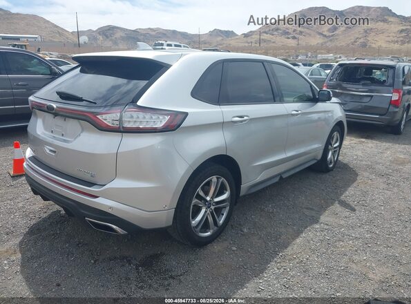 2FMPK4AP1HBB43833 2017 FORD EDGE Gray Trasero derecho