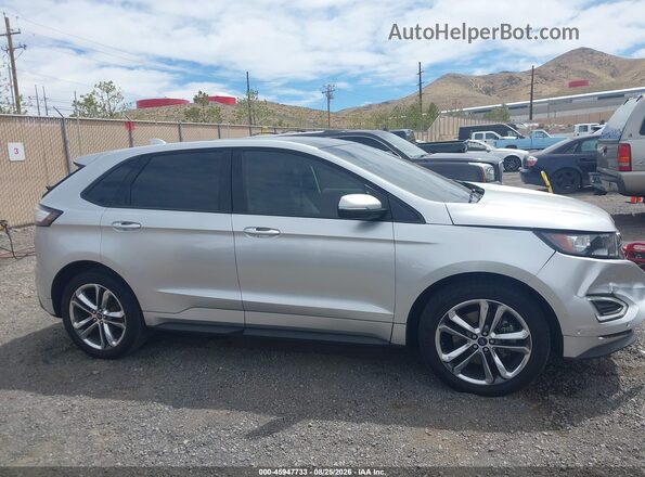 2FMPK4AP1HBB43833 2017 FORD EDGE Gray Vista del cuadro de instrumentos