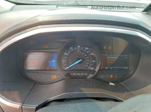 2FMPK4AP1JBB58595 2018 FORD EDGE White ხელსაწყოთა პანელის ხედი