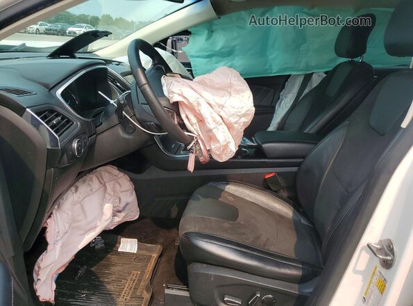 2FMPK4AP1JBB58595 2018 FORD EDGE White წინა სალონის ხედი