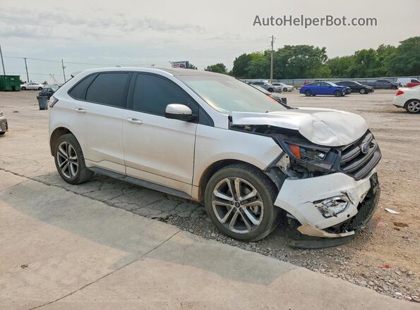 2FMPK4AP1JBB58595 2018 FORD EDGE White წინა მარჯვენა