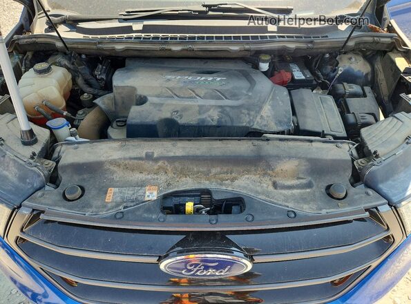 2FMPK4AP1JBB72688 2018 FORD EDGE Blue Շարժիչի բաժամունքի տեսք