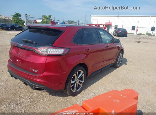 2FMPK4AP2GBB09740 2016 FORD EDGE Red Tył prawy