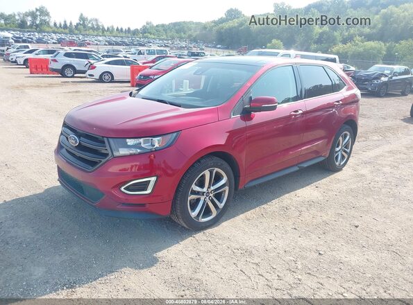 2FMPK4AP2GBB09740 2016 FORD EDGE Red Przód lewy