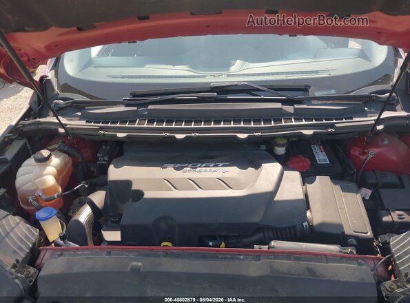 2FMPK4AP2GBB09740 2016 FORD EDGE Red Widok z tyłu