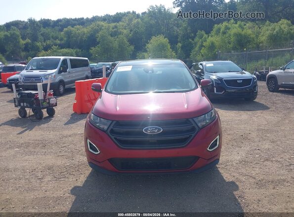 2FMPK4AP2GBB09740 2016 FORD EDGE Red Widok z przodu