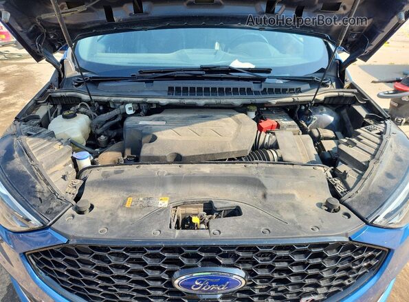 2FMPK4AP2LBA87121 2020 FORD EDGE Blue Вид підкапотного простору