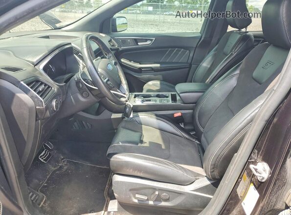 2FMPK4AP2MBA12887 2021 FORD EDGE Black Вид салону спереду