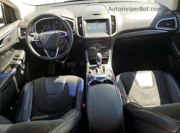 2FMPK4AP3GBC59758 2016 FORD EDGE Белый Вид панели приборов