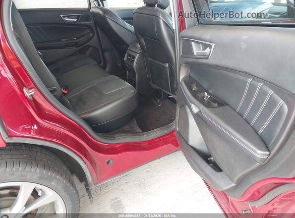 2FMPK4AP3HBB17282 2017 FORD EDGE Red Вид наклейки з VIN-кодом