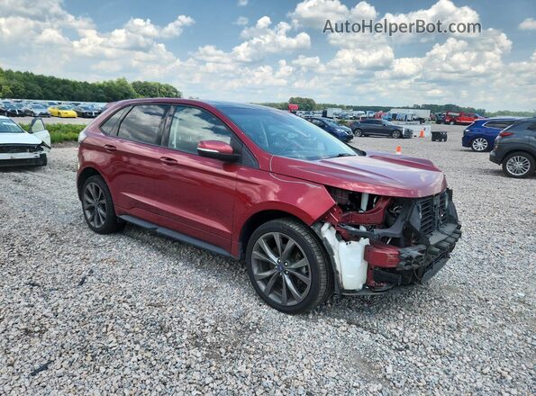2FMPK4AP3HBC20623 2017 FORD EDGE Red წინა მარჯვენა