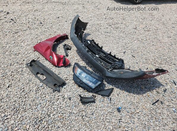 2FMPK4AP3HBC20623 2017 FORD EDGE Red VIN კოდის სტიკერის ხედი