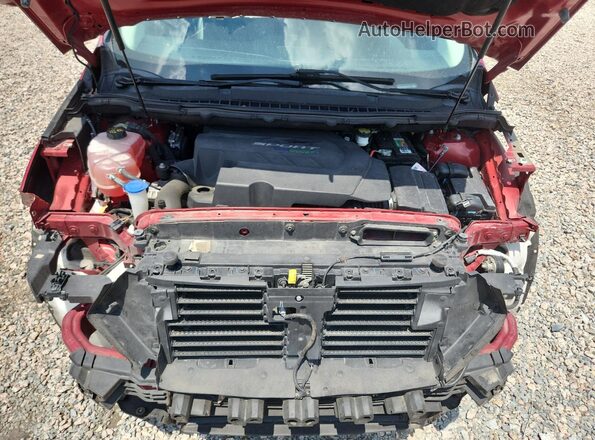 2FMPK4AP3HBC20623 2017 FORD EDGE Red ძრავის განყოფილების ხედი